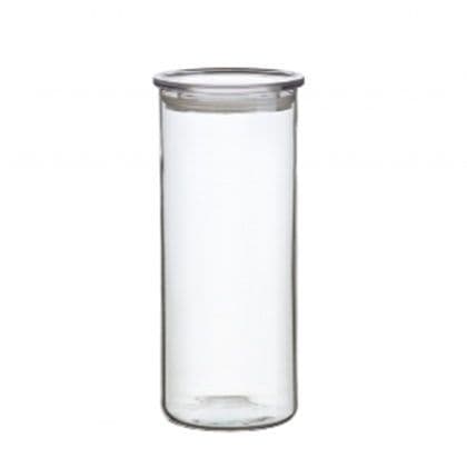 SIMAX Sklenená dóza vysoká, s plastovým vekom, 1,4L
