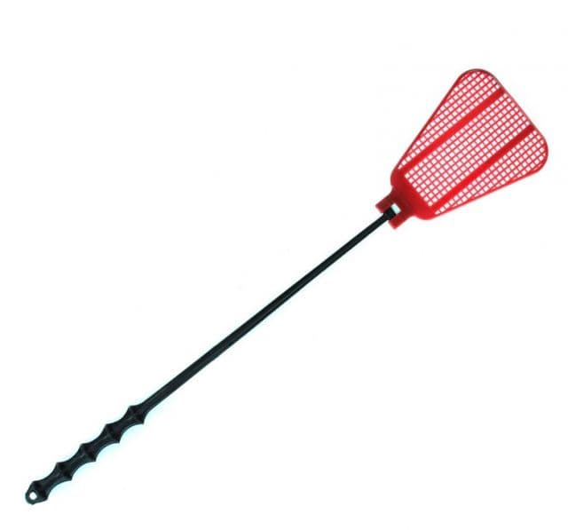 plácačka na mouchy lichoběžník plastová - mix barev