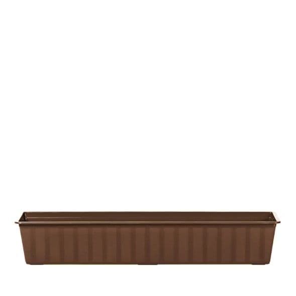 Kinekus Truhlík plastový, dĺžka strany 100cm, AGRO, hnedý