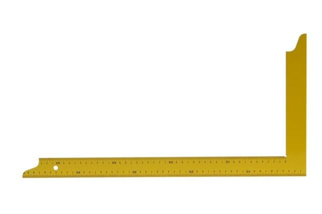 Kinekus Uholník tesársky, 600x300mm, kovový, žltý