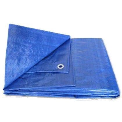TOPTRADE 600062 plachta zakrývacia 80g/m² 8x12m modrá