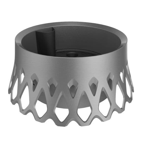 Kinekus Plastový kvetináč na hrob ROSETA 30cm, samozavlažovací, strieborný
