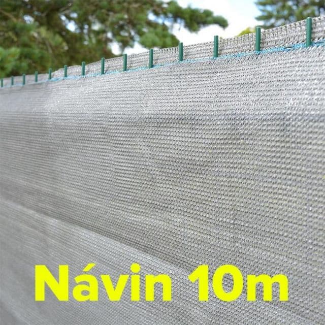 GARDENKUS Sieť tieniaca 1,5x10m, šedá, HDPE 150g/80%, GARDENKUS