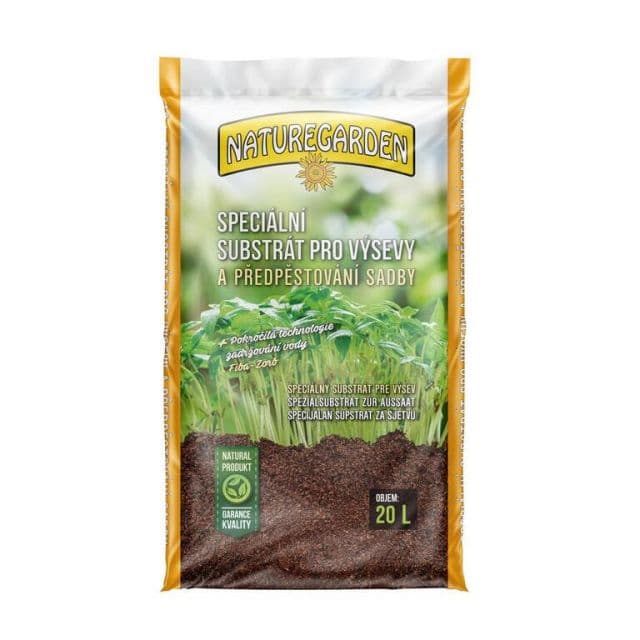 Kinekus Substrát pre výsev a predpestovanie sadby, 20l, NATURE GARDEN