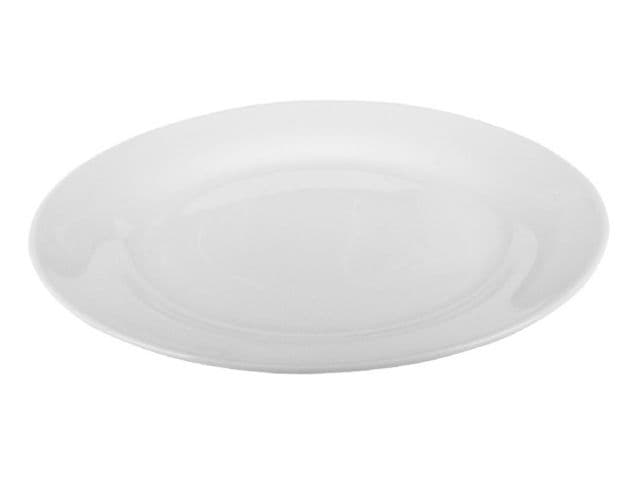 Kinekus Tanier plytký biely, priemer 23cm