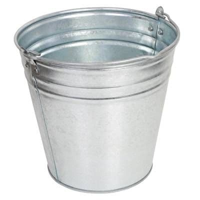 TOPTRADE Vedro pozinkované (plechové) 12L 105307