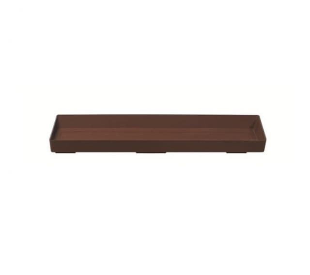 Kinekus Miska pod truhlík 44 cm, plastová, hnedá