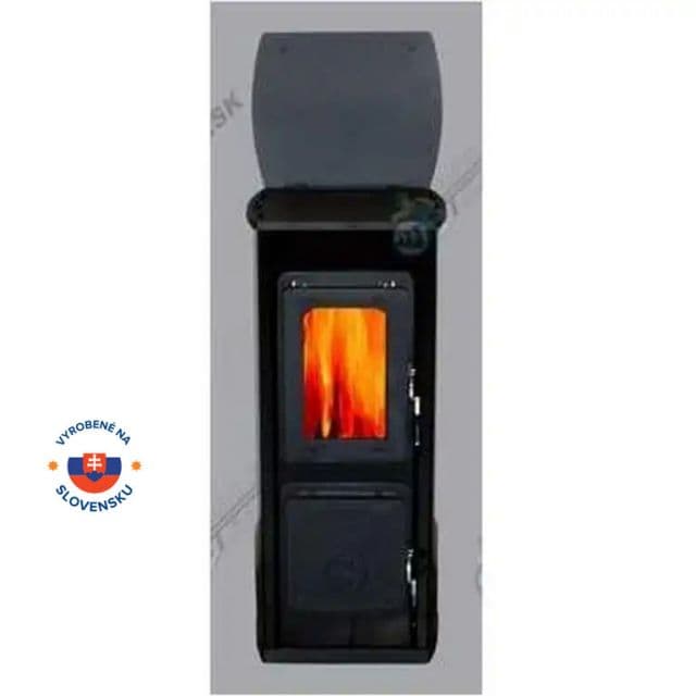 THORMA Kachle krbové MILANO II AT čierne, 5kW