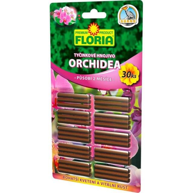 Kinekus Hnojivo na orchidey, tyčinkové, 30ks, FLORIA