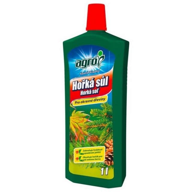 AGRO Hnojivo s horkou soľou, tekuté, 1l, AGRO