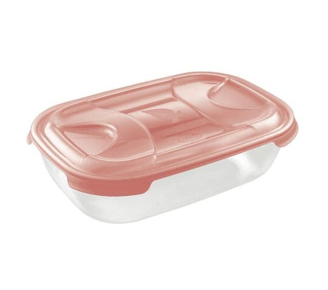 Kinekus Dóza na potraviny plastová, 1,15L, 21,4x15x6cm, obdĺžniková, "Nuvola" TONTARELLI