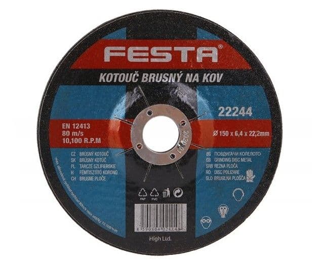 Kinekus Kotúč brúsny na kov 150x6,4/22,2