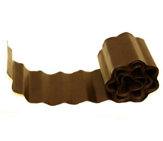 Kinekus Ohrada trávnika VLNA, 20cm/9m, hnedá