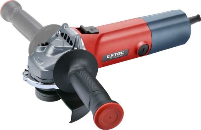 EXTOL PREMIUM Brúska uhlová, príkon 850W, priemer 125mm, regulácia otáčok, bezpečnostný spínač