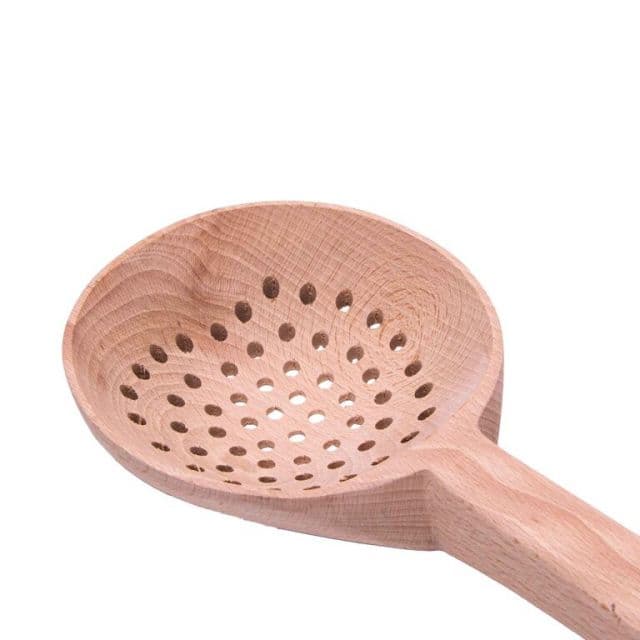 Kinekus Vareška/naberačka, okrúhla, 70-75cm, s dierami, drevená
