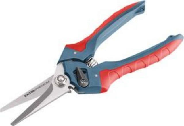 EXTOL PREMIUM Nožnice viacúčelové rovné, 200mm, s pružinou