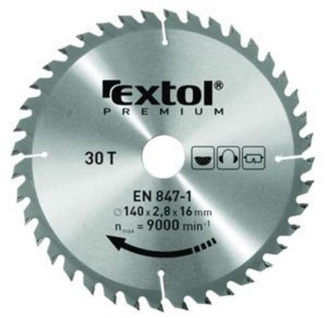 EXTOL PREMIUM Kotúč pílový s SK plátkami, 184x2,2x30mm, 24z