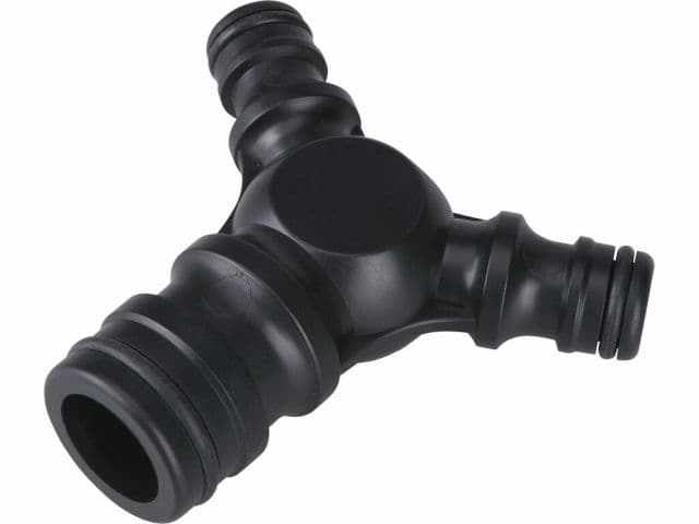 EXTOL PREMIUM Spojka na hadice plastová 1'', trojcestná, 1x1", 2x1/2"-3/4"""