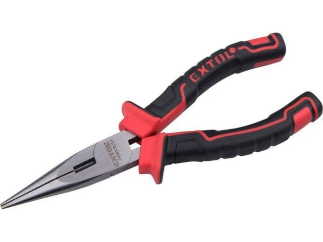 EXTOL PREMIUM Kliešte pologuľaté priame 160mm