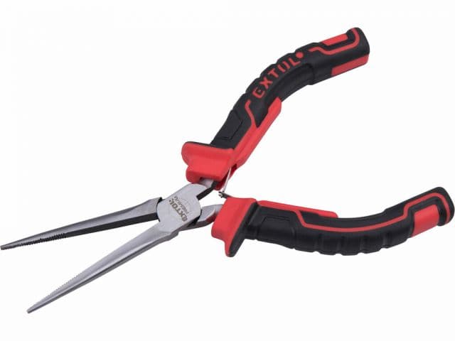 EXTOL PREMIUM Kliešte poľogulaté priame mini s dlhými čelusťami, 150mm