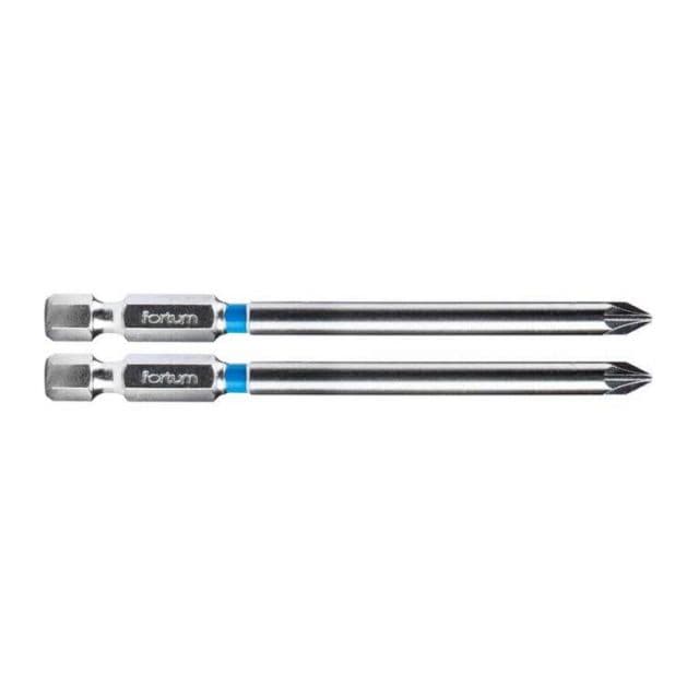 FORTUM Bity krížové PZ 1x90mm, 2ks, S2