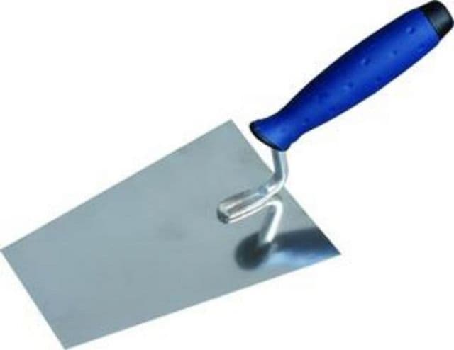 Kinekus Lyžica murárska (kelňa) antikorová, 160mm, plastová pogumovaná rukoväť