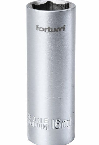 FORTUM Kľúč na sviečky 1/2" 16mm FORTUM
