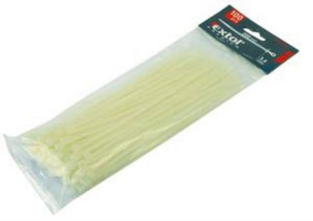 EXTOL Premium 8856106 sťahovacie pásky 200x3,6mm 100 ks