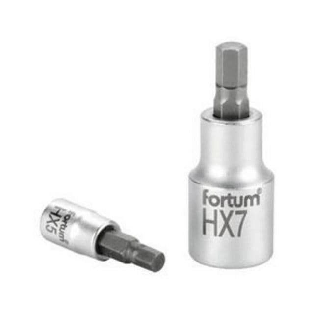FORTUM Hlavica zástrčná 1/4" imbus HX6