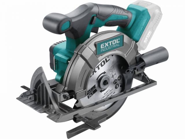 EXTOL INDUSTRIAL Píla okružná akumulátorová Share20V, bezuhlíkový motor, bez aku a nabíjačky, 165mm