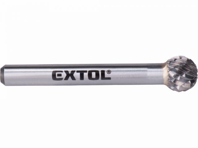 EXTOL INDUSTRIAL Fréza karbidová guľovitá pr.10mm, stopka 6mm