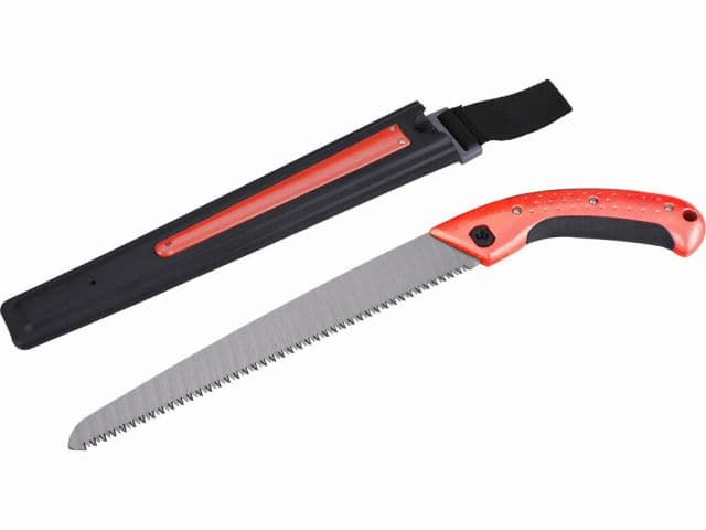EXTOL PREMIUM Pílka na konáre, 270mm, SK5, plastové púzdro, držiak na opasok