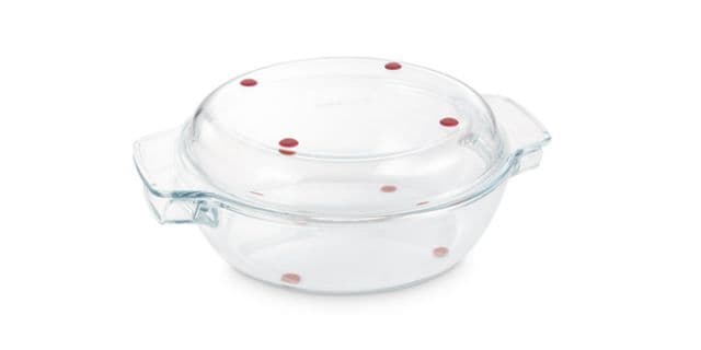 TESCOMA Okrúhly pekáč s poklopom GrandCHEF, 32cm, sklenený