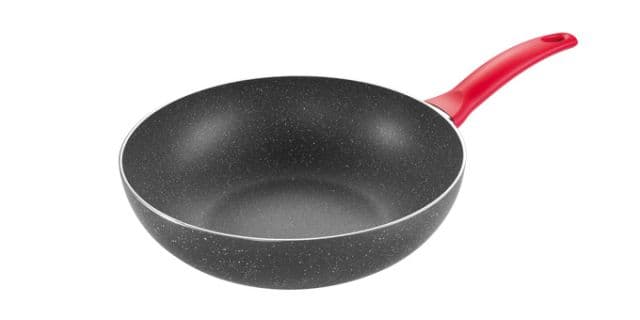 Kinekus Wok MANICO ROSSO, 28cm