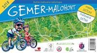 Gemer - Malohont - ručne maľovaná cyklomapa 2018 - autor neuvedený