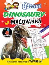 Maľovanka so 6 hračkami - Úžasné dinosaury - autor neuvedený