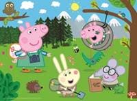 Puzzle Prasátko Peppa v přírodě - autor neuvedený