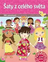 Šaty z celého světa - kniha samolepek - Camel Julie