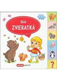 Divé zvieratká - Veľká knižka so záložkami - autor neuvedený