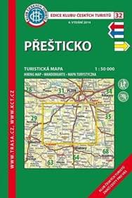 KČT 32 Přešticko 1:50 000 - autor neuvedený