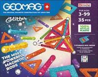 Stavebnice Geomag Glitter 35 pcs - autor neuvedený