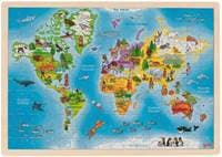 Dřevěné puzzle Náš svět 192 dílků - autor neuvedený