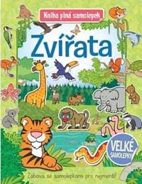 Zvířata - Kniha plná samolepek - autor neuvedený