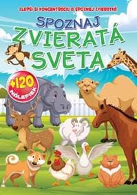 Spoznaj zvieratá sveta + 120 nálepiek - autor neuvedený
