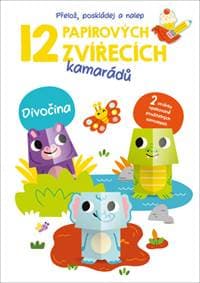 12 papírových zvířecích kamarádů Divočina - autor neuvedený