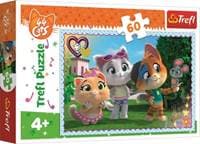 Puzzle 44 koček Hra s kamarády - autor neuvedený