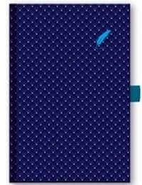 Notes Elegant blue s pútkom (linajkovaný) - autor neuvedený