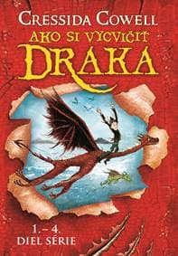 SET Ako si vycvičiť draka 1.- 4. diel série - Cressida Cowell