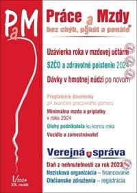 Práce a Mzdy, bez chýb, pokút a penále 1/2024 - autor neuvedený