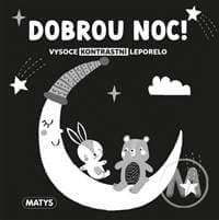 Kontrastní leporelo - Dobrou noc! (CZ) - autor neuvedený